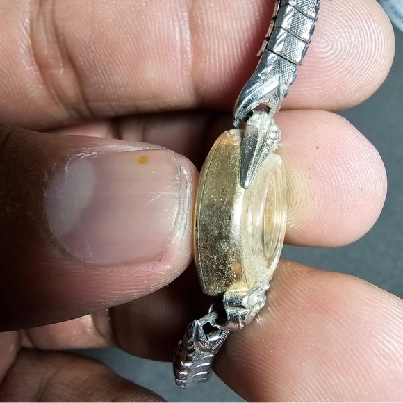 Vintage Bulova M5 Ladies Mechanical Wind Cocktail Watch 10k R.G.P Working - Picture 5 of 11